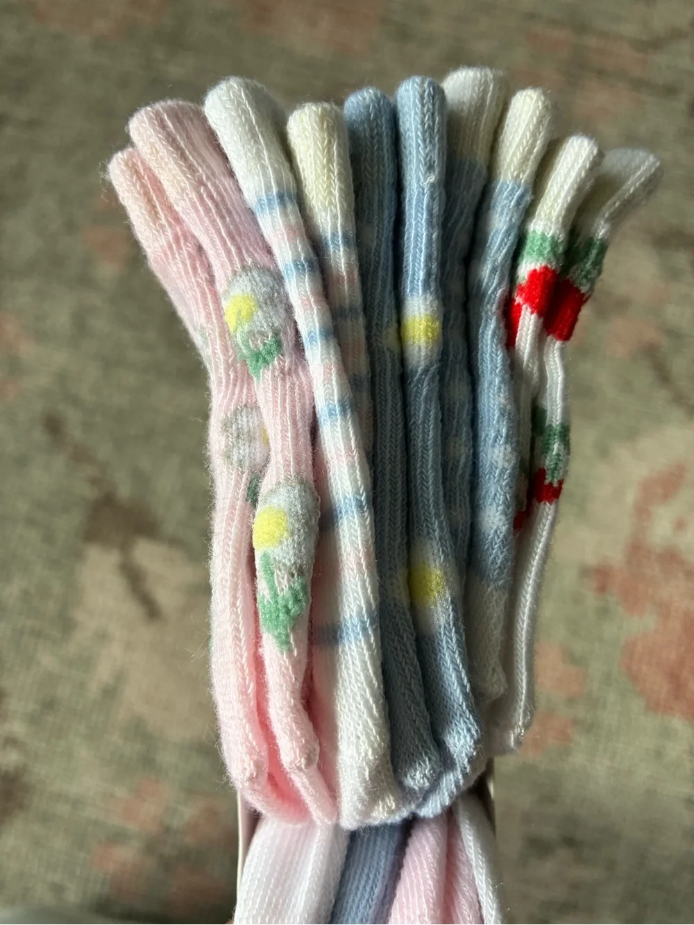 Kids Set of Ankle Socks - Nuby, 6-12 months, NWT, 10 pairs